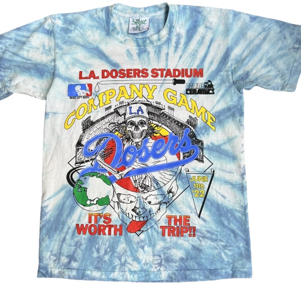 Online Ceramics Los Angeles Dosers tie dye tshirt